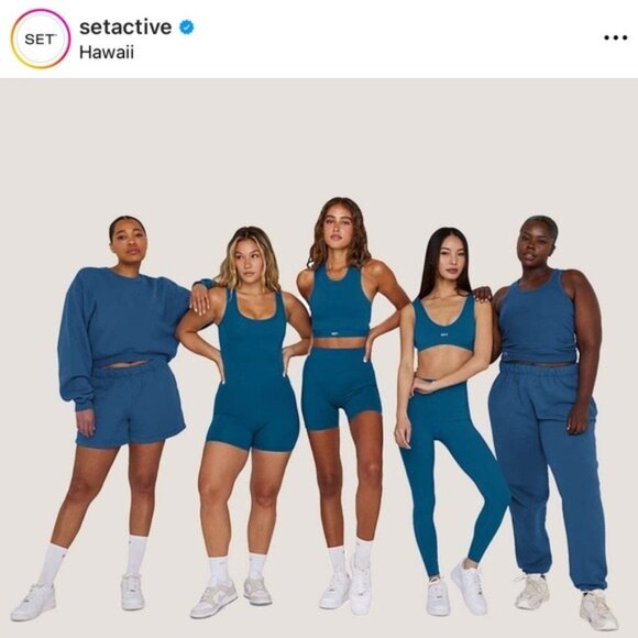 SET Active Sportbody™ One-Shoulder Sports Cross Bra - Scuba - Size Small - Picture 6 of 7